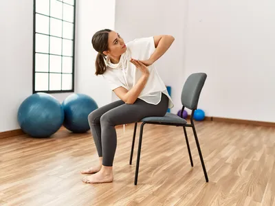 Chair Yoga image