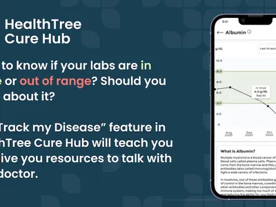 Track Your CLL Labs with HealthTree Cure Hub image