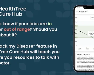 Track Your MDS Labs with HealthTree Cure Hub image