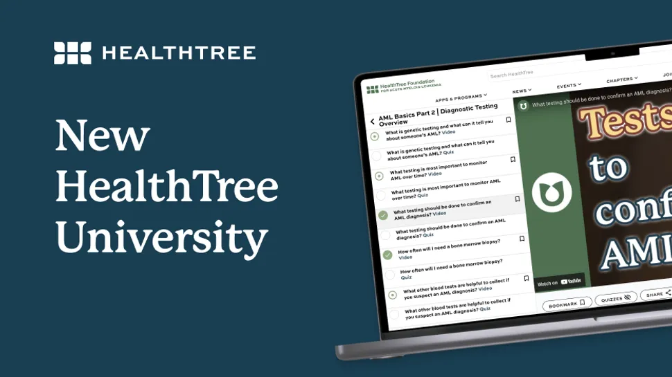 HealthTree Launches New and Improved University Platform for AML Patients image