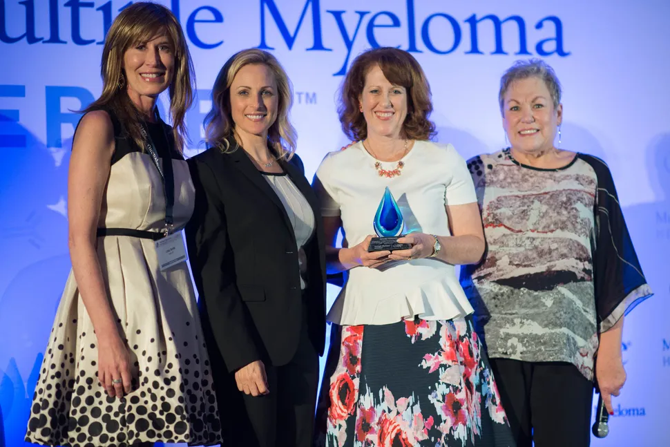 Myeloma Crowd's Jenny Ahlstrom Receives Myeloma Hero Award From Cure Magazine at Miami Event image
