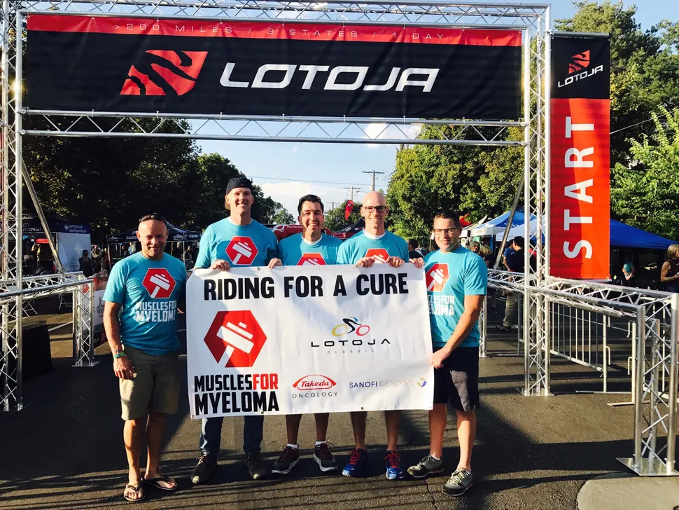 LOTOJA 2017: Richard Hite and the Muscles for Myeloma Team Raise $9,000 for Myeloma Research image