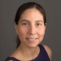 The panelist Lourdes Mendez, MD, PhD