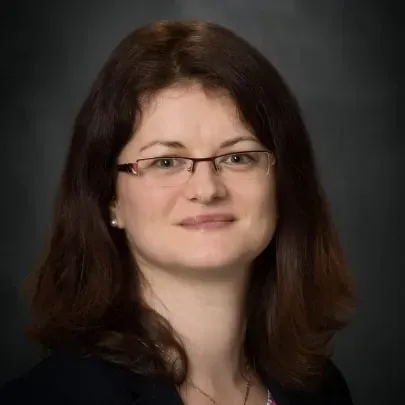 The panelist Lucia Masarova, MD