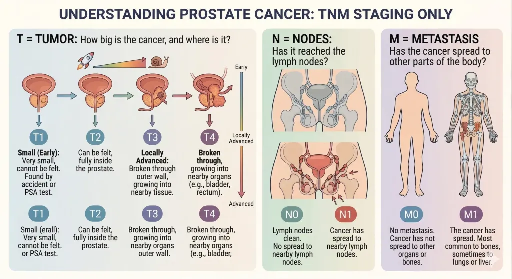101 page: Prostate Cancer Stages and Classification
