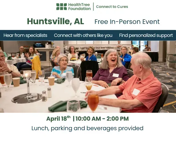 Huntsville, AL - HealthTree Connect to Cures In-Person Event image