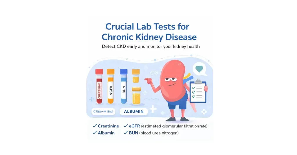 Crucial Lab Tests For Chronic Kidney Disease: Early Detection & Monitoring image