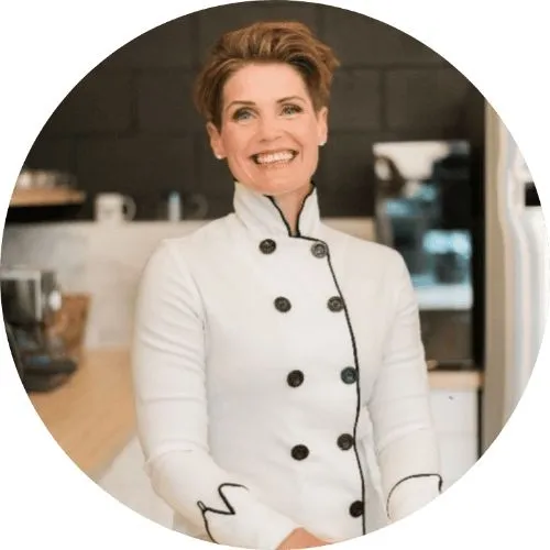 The panelist Chef Kim Sutherland