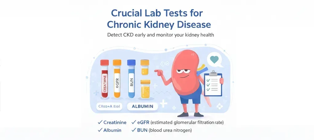 Crucial Lab Tests For Chronic Kidney Disease: Early Detection & Monitoring image