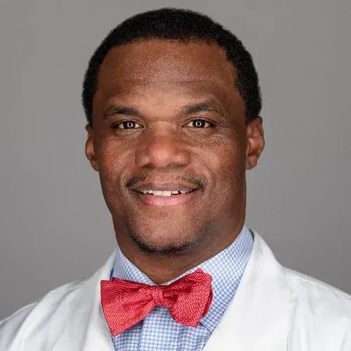 The panelist Brandon Blue, MD