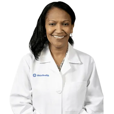 The panelist Dr. Yvonne Adeduni Efebera, MD, MPH