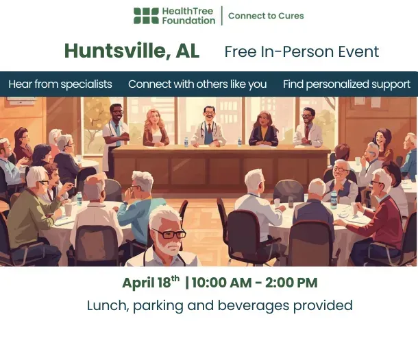 Huntsville, AL - HealthTree Connect to Cures In-Person Event image