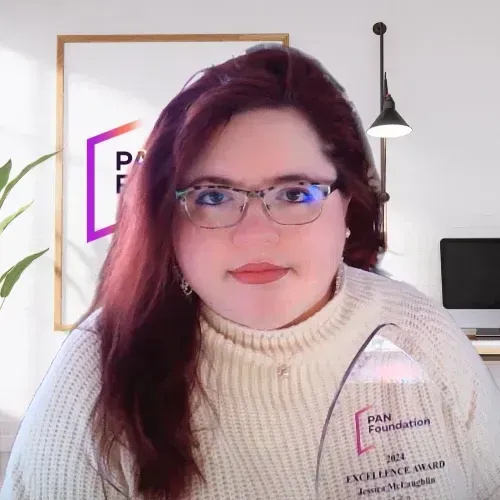 The panelist Jessica McLaughlin