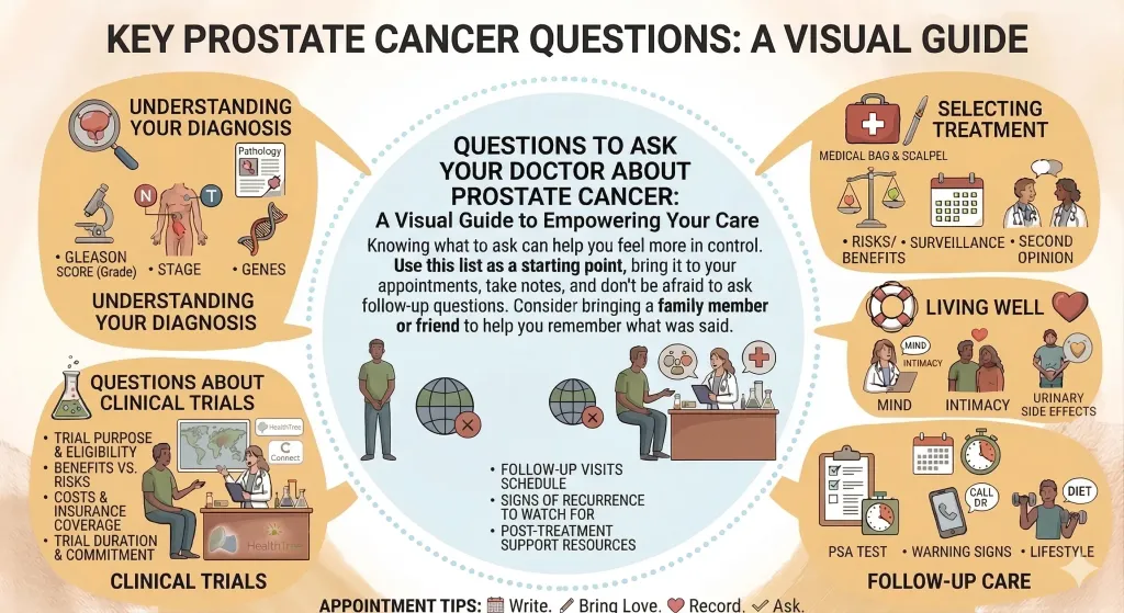 101 page: Questions to Ask About Prostate Cancer