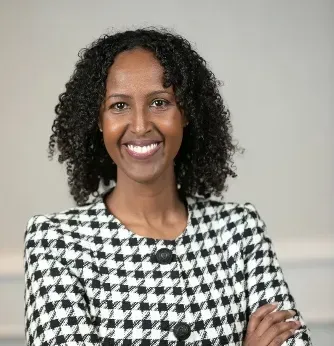 The panelist Rahma Warsame, MD