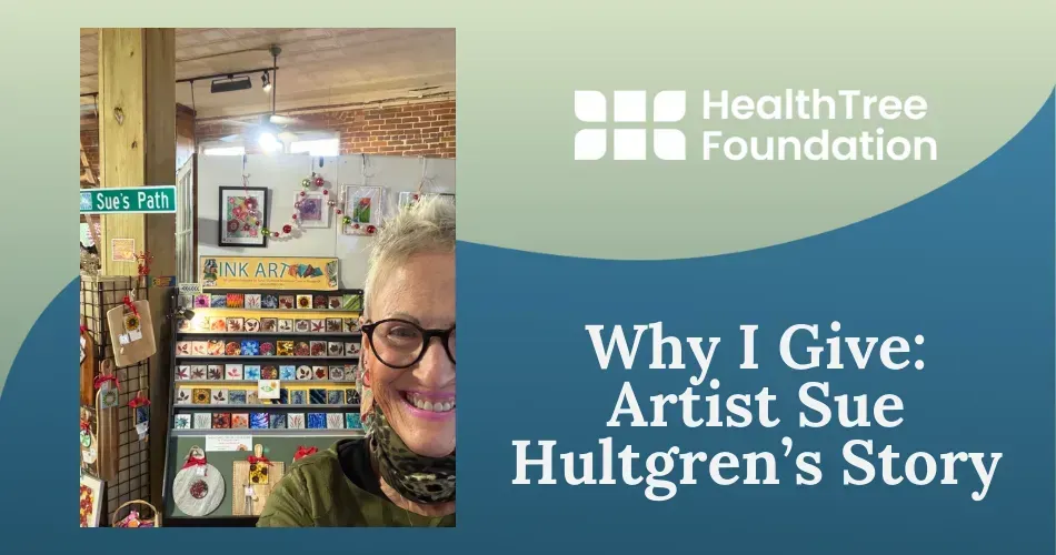 Why I Give: Sue Hultgren's Story image
