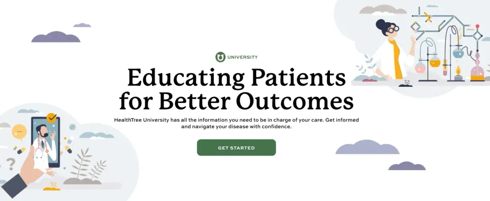 What is HealthTree University for CLL? image