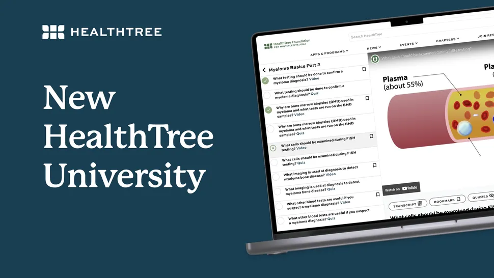 HealthTree Launches New and Improved University Platform for Myeloma Patients image