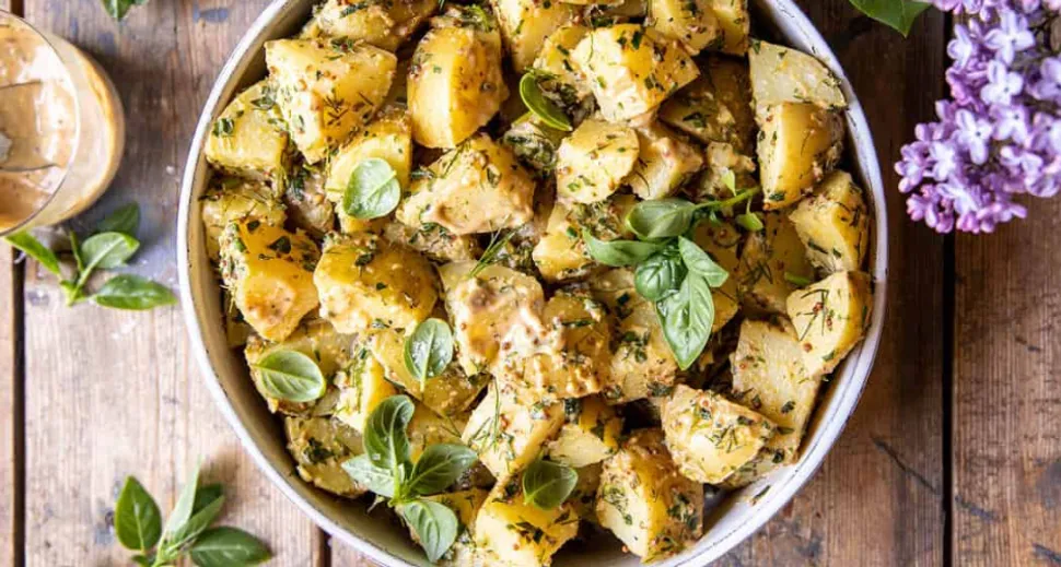 The Best Simple Vegan Potato Salad image