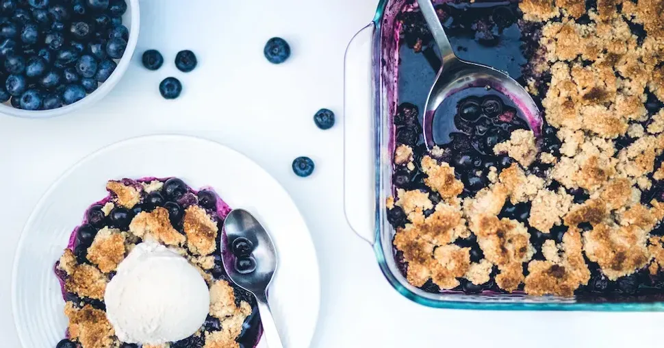Recipes for CLL Patients: Blueberry Cobbler image