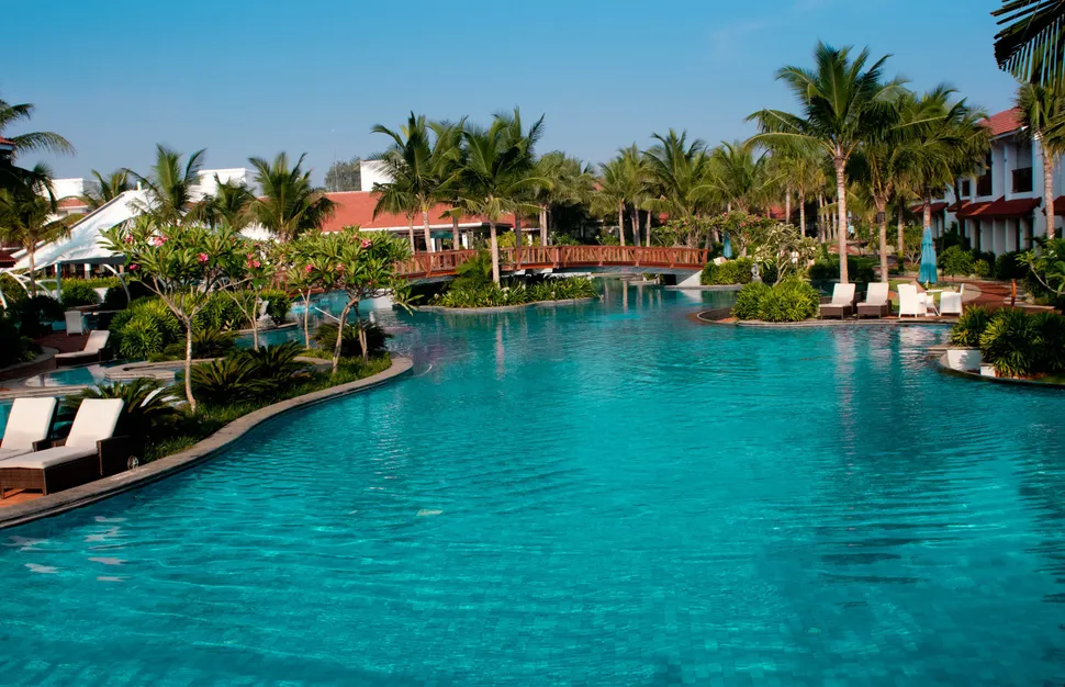 Can I safely swim in a public pool or sit in a hot tub this summer? image