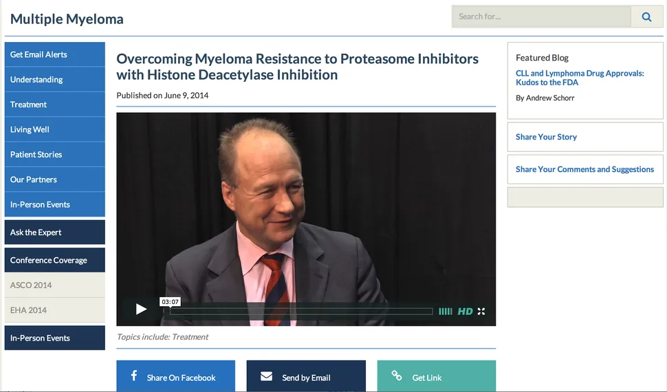 Viral Videos: Helpful and Relevant Myeloma Education image