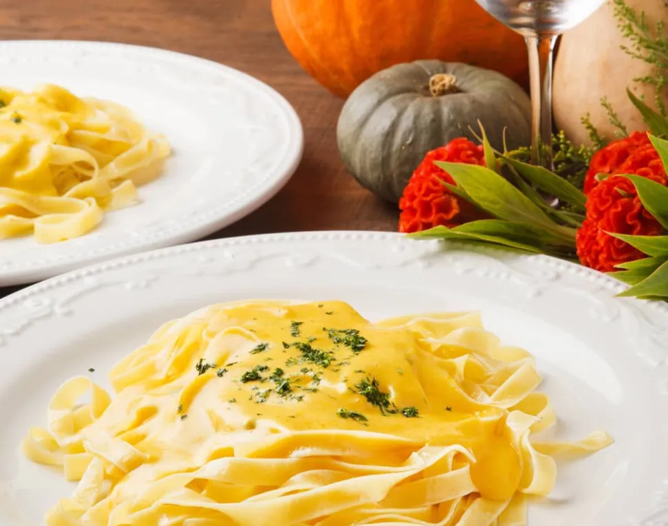 Fall Recipe - PUMPKIN ALFREDO image