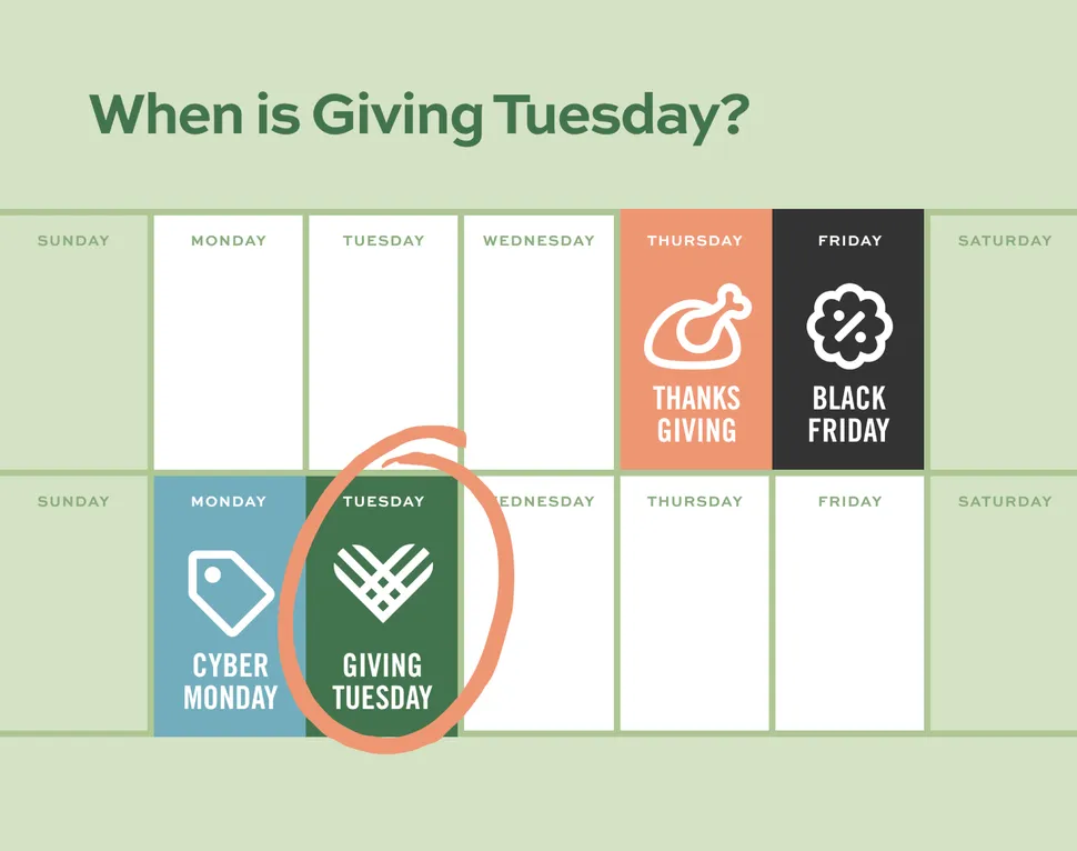 ¡Una semana para Giving Tuesday! image